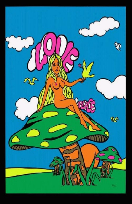 Love & Peace Nude Art Print