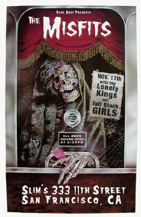 Misfits San Francisco 2008 Art Print