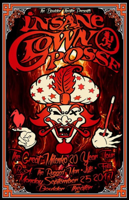 Insane Clown Posse Boulder 2017 Art Print