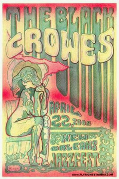 Black Crowes New Orleans 2005 Art Print