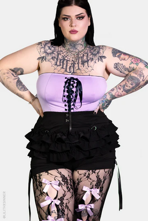Women's Lavender Fleur Tube Top