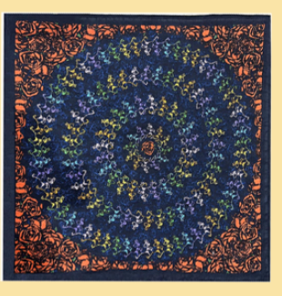 Grateful Dead Rainbow Dancers Bandana