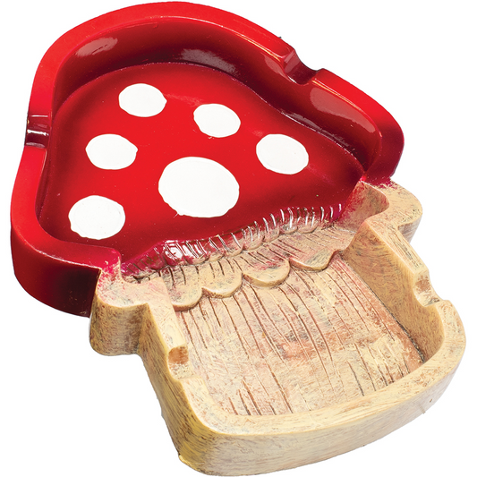 Classic Red Mushroom Ashtray