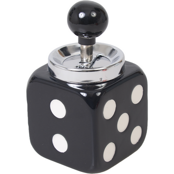 Ceramic Dice Spinning Ashtray