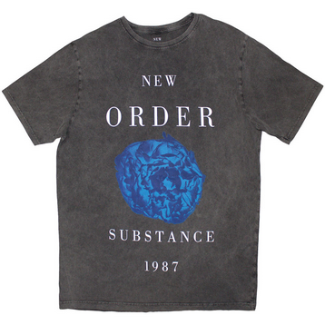 Unisex New Order Substance Stone Wash T-Shirt