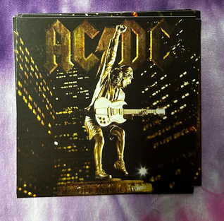 AC/DC Stiff Upper Lip Statue Sticker