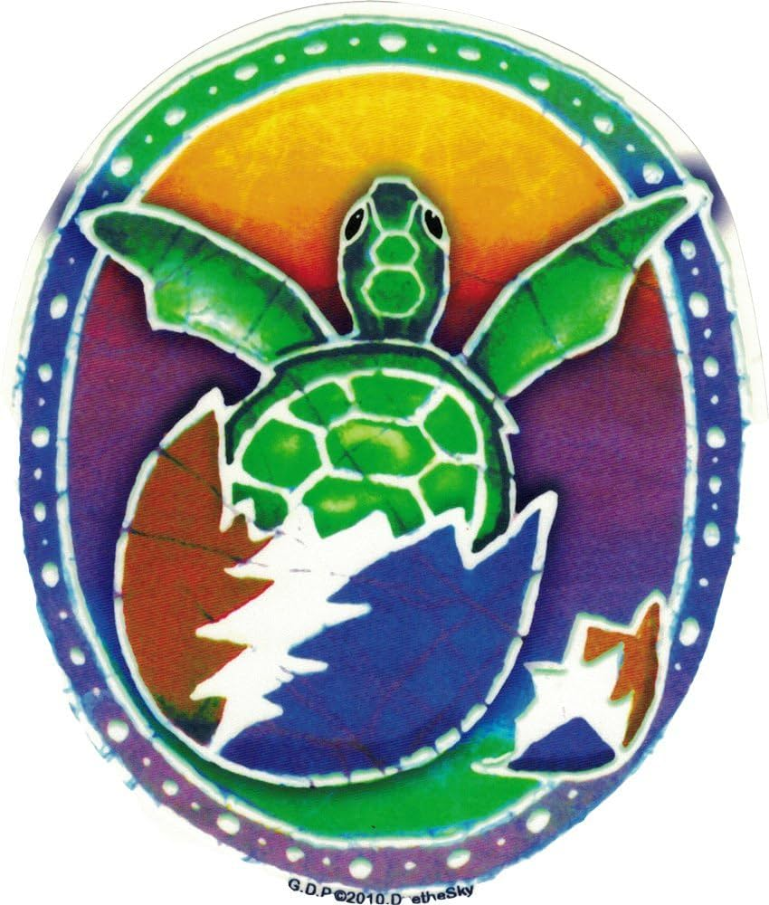 Grateful Dead Hatching Terrapin Turtle Sticker