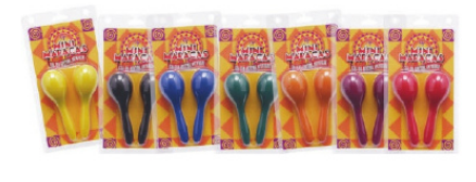 First Note Colored Mini Maracas
