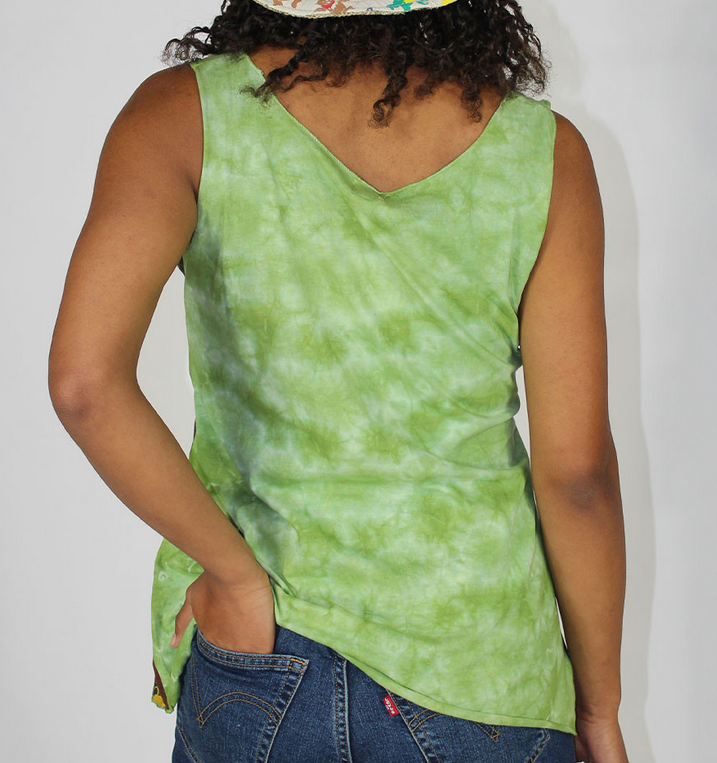 Women's Cotton Grateful Dead Dancing Bears To The Moon Tank Top