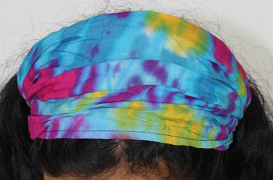 Classic Tie-Dye Flat Rayon Headband