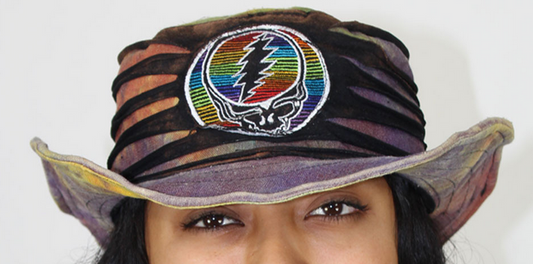Grateful Dead Razor-Cut Stonewashed Cotton Stealie Embroidery Hat