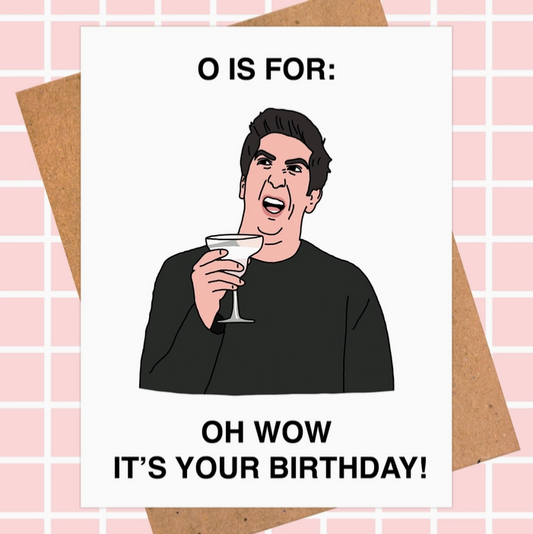 Ross Geller Friends Birthday Card