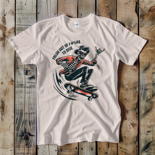 Unisex Fresh Out Of Skating Skeleton