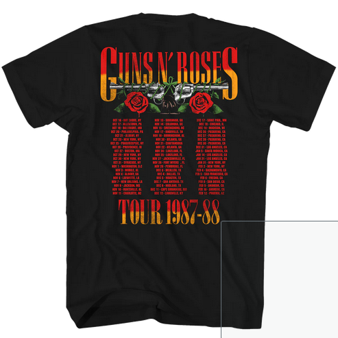 Men's Guns & Roses 87/88 Tour T-Shirt