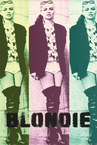 Blondie Boots Poster