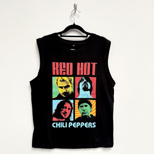 Unisex Red Hot Chili Peppers Potrait Tank Top