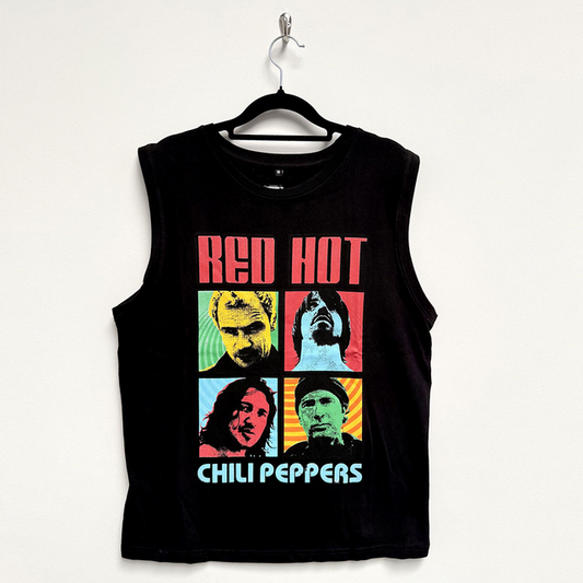 Unisex Red Hot Chili Peppers Potrait Tank Top