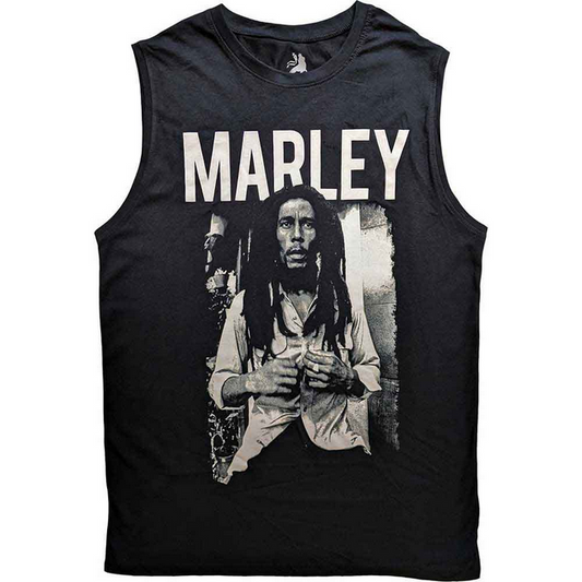 Unisex Bob Marley Marley B&W Tank Top