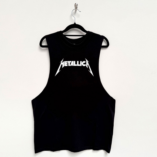 Unisex Metallica Logo Tank Top