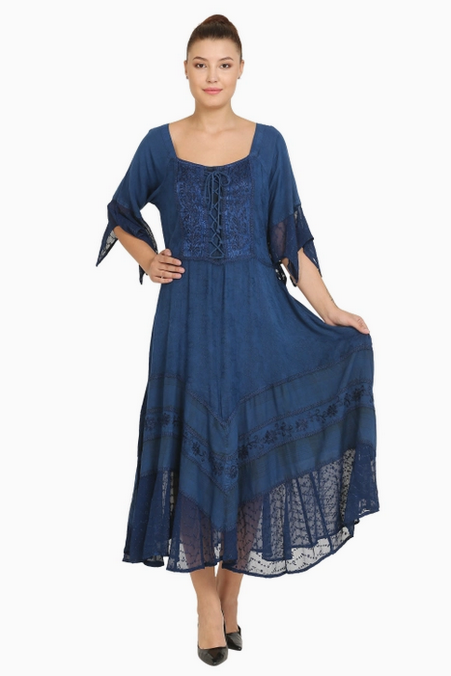 Women's Rayon Renaissance Dress