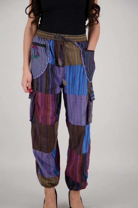 Women's Free Spirited Patchwork Pants