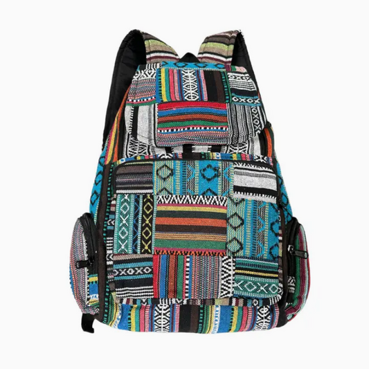 Cotton Multi Stripe Backpack
