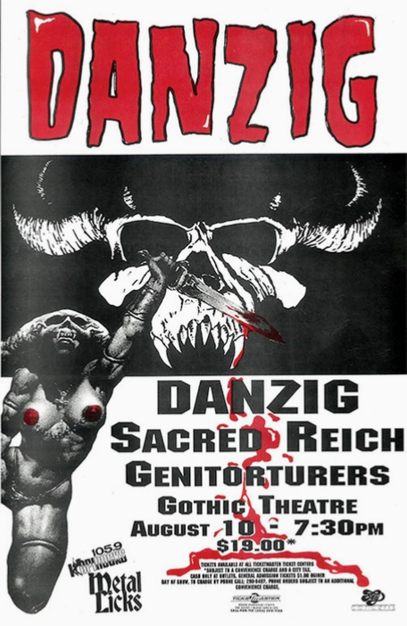 Danzig Denver Gothic Theatre Art Print