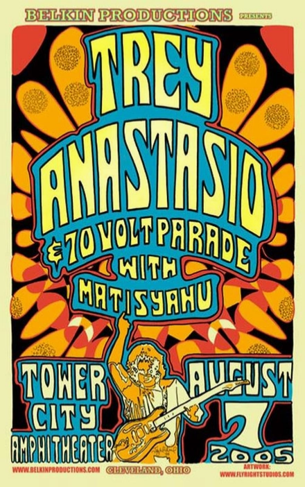 Trey Anastasio & Matisyahu Cleveland 2005 Art Print