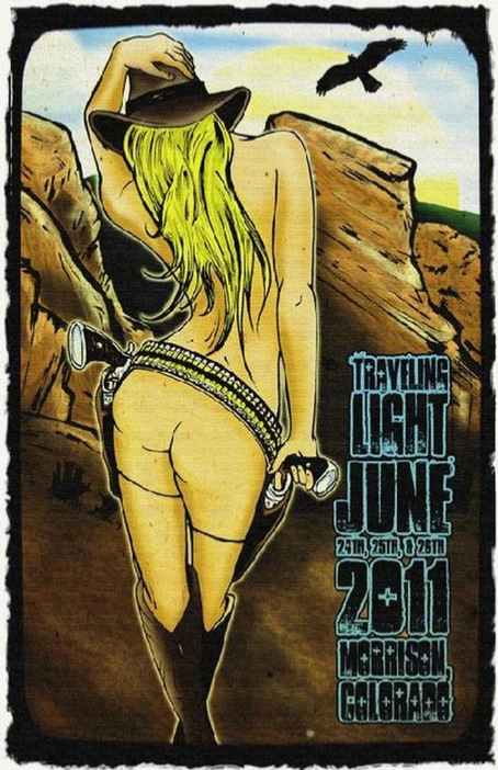 Widespread Panic Red Rocks 2011 Art Print