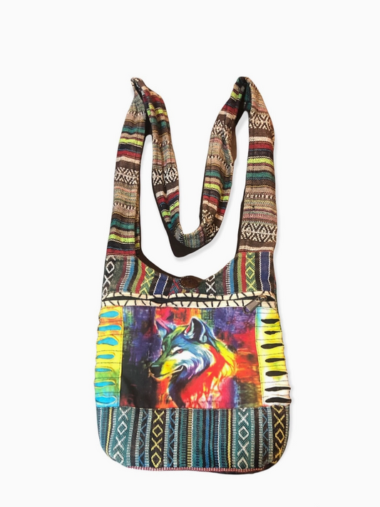 Cotton Patch Razor Cut Multi Fox Bag