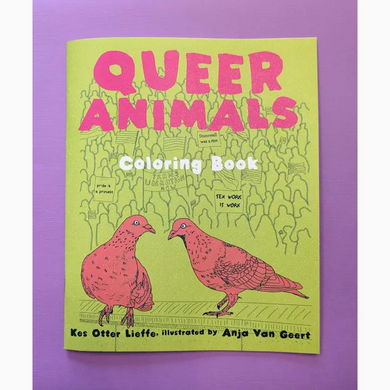 Queer Animals Coloring Book Zine