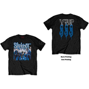 Men's Slipknot 20th Anniversary Tattered & Torn T-Shirt