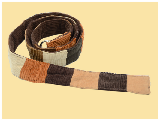 Classic Corduroy Patchwork Belt