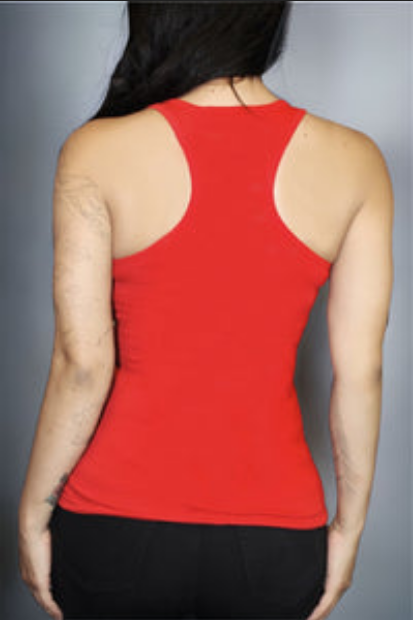 Women's Deadly Rose Crochet Slashed Tank Top