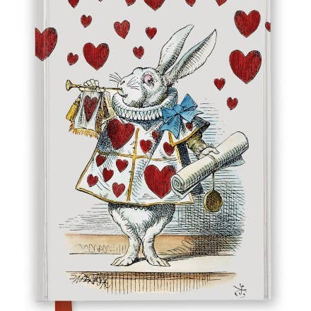 Alice in Wonderland White Rabbit Journal