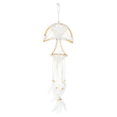 Mushroom Macrame Dreamcatcher