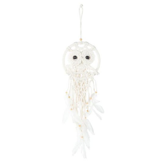 Macrame Owl Dreamcatcher