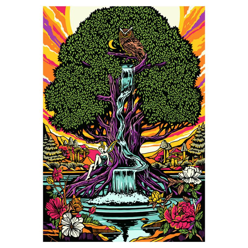 The Giving Tree Indian Tapestry