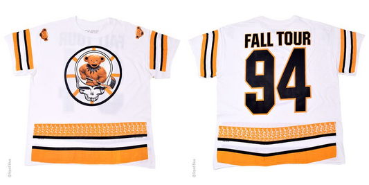 Men's Grateful Dead Golden Bear Hockey Jersey T-Shirt