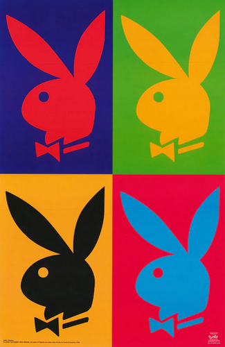 Playboy Color Logo Vintage Poster