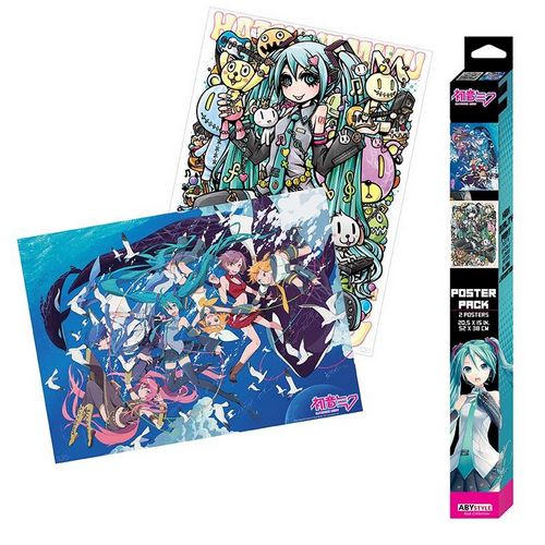 Hatsune Miku Ocean & Dolls Boxed Poster Set