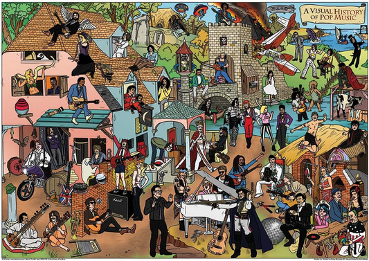 A Visual History of Pop Music Poster