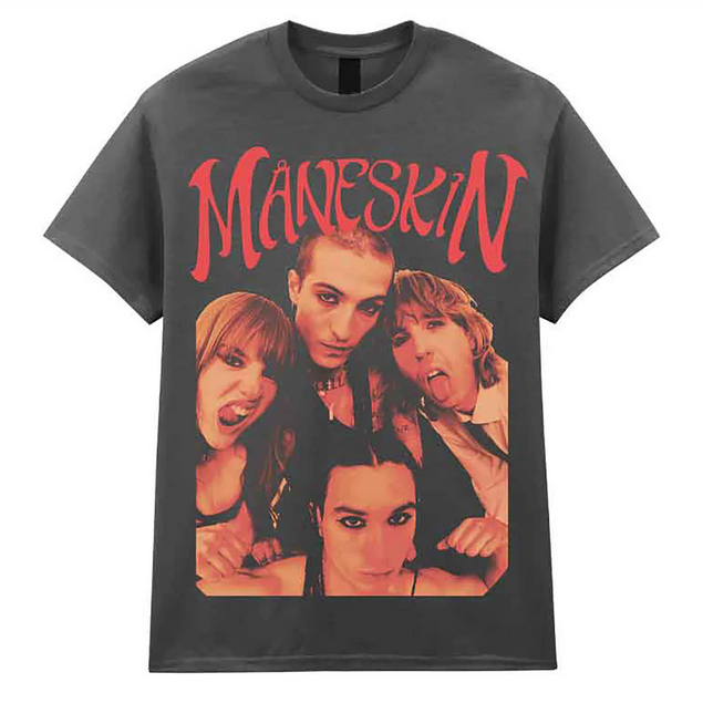 Unisex Maneskin Group Photo T-Shirt