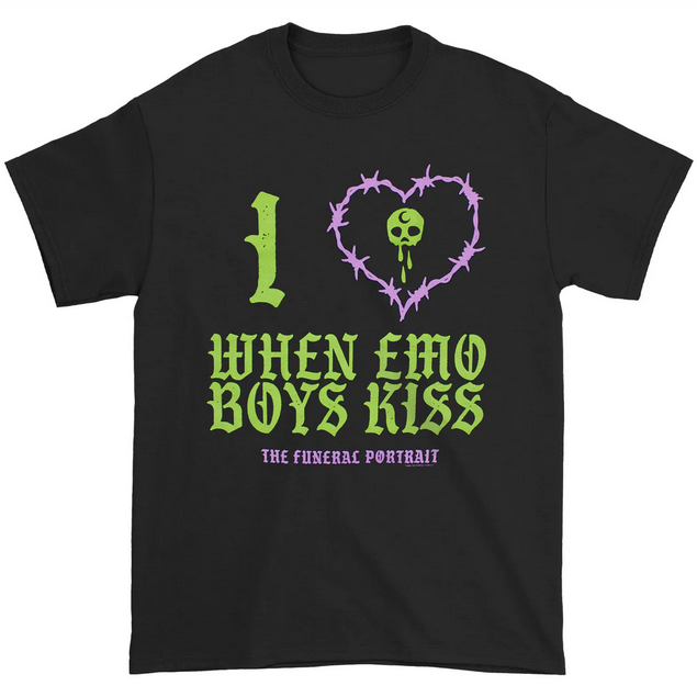 Unisex The Funeral Portrait Emo Kiss T-Shirt