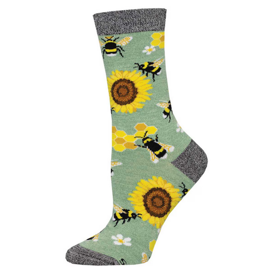 Women's Honey In The Bank Crew Socks