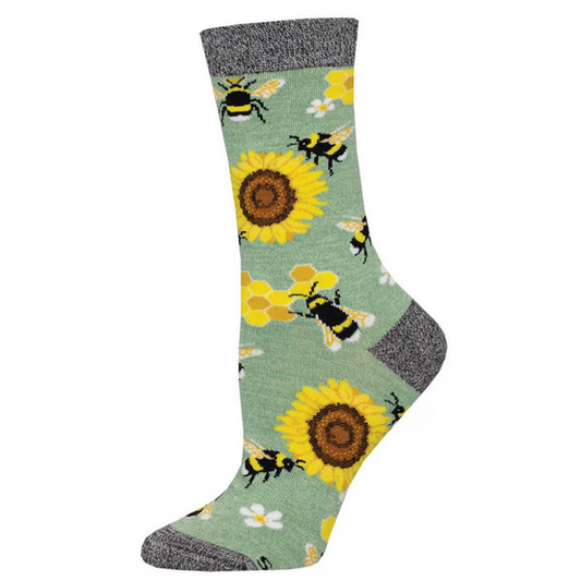 Women's Honey In The Bank Crew Socks