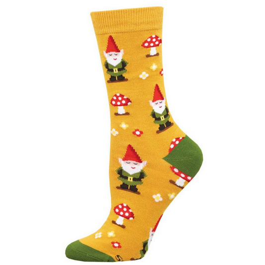Women's Gnome Mushroom Crew Socks