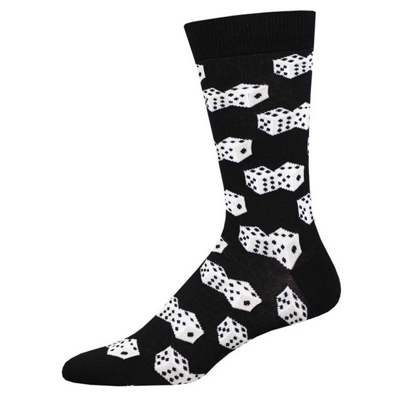 Men's Lucky Seven Dice Crew Socks