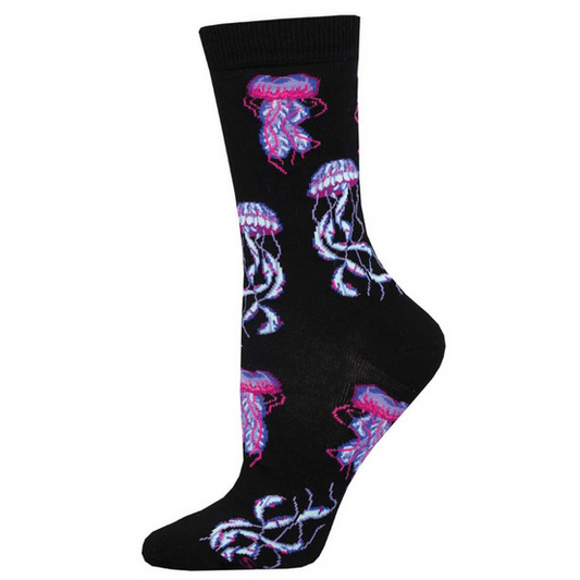 Women's Deep Sea Jellyfish Crew Socks