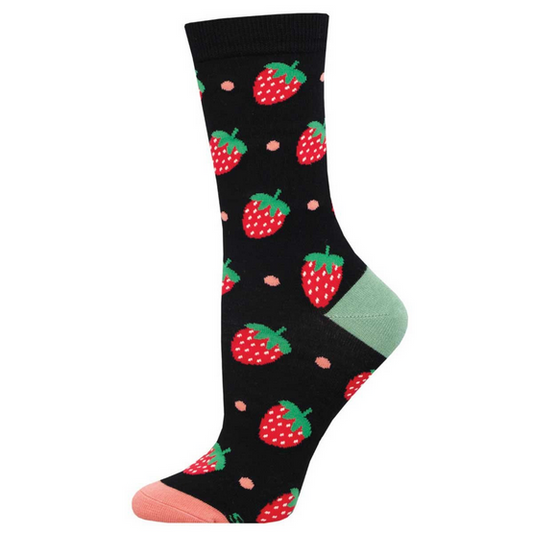 Women's Strawberry Delight Crew Socks